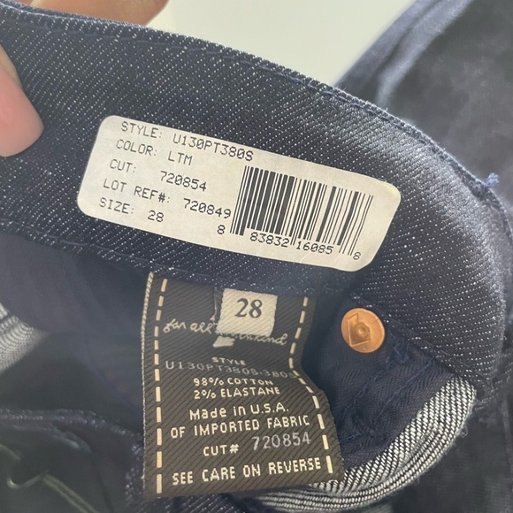 7 For All‎ Mankind Jeans Lexie A Pocket Bootcut 28 NEW - Picture 7 of 8